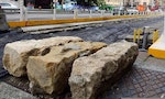 挖出清代古城牆石材，台北捷運萬大線暫停施工