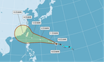 輕颱泰利直接衝向台灣，還有機會發展成強颱