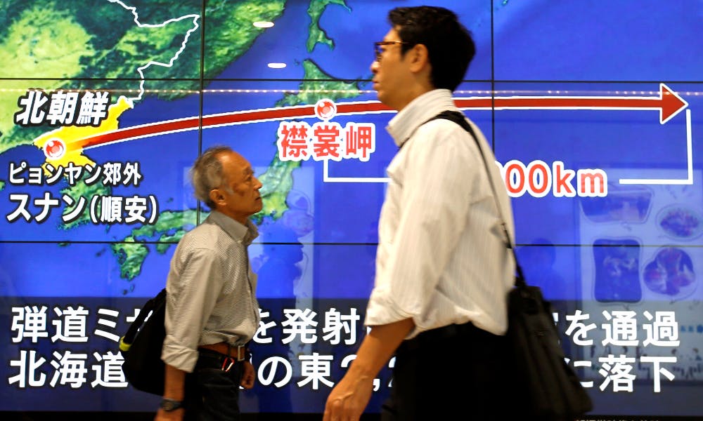 北韓飛彈從頭頂飛過引恐慌，日本為何兩次都不攔截？