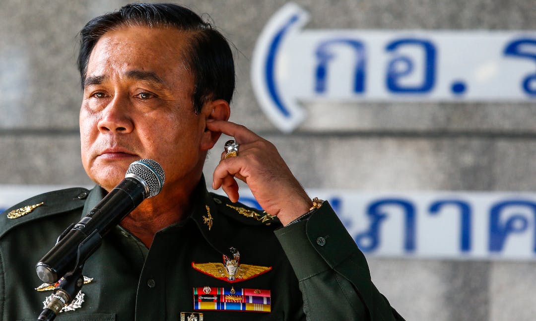 泰國大選軍方蠢蠢欲動，帕拉育是否在乎「投票箱外」的民主？