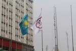 亞運倒數 中華台北奧運會旗飄揚選手村