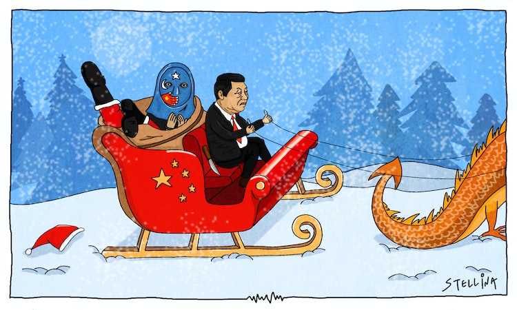 CARTOON: Xi Jinping Finds Out Who's Naughty or Nice This Christmas