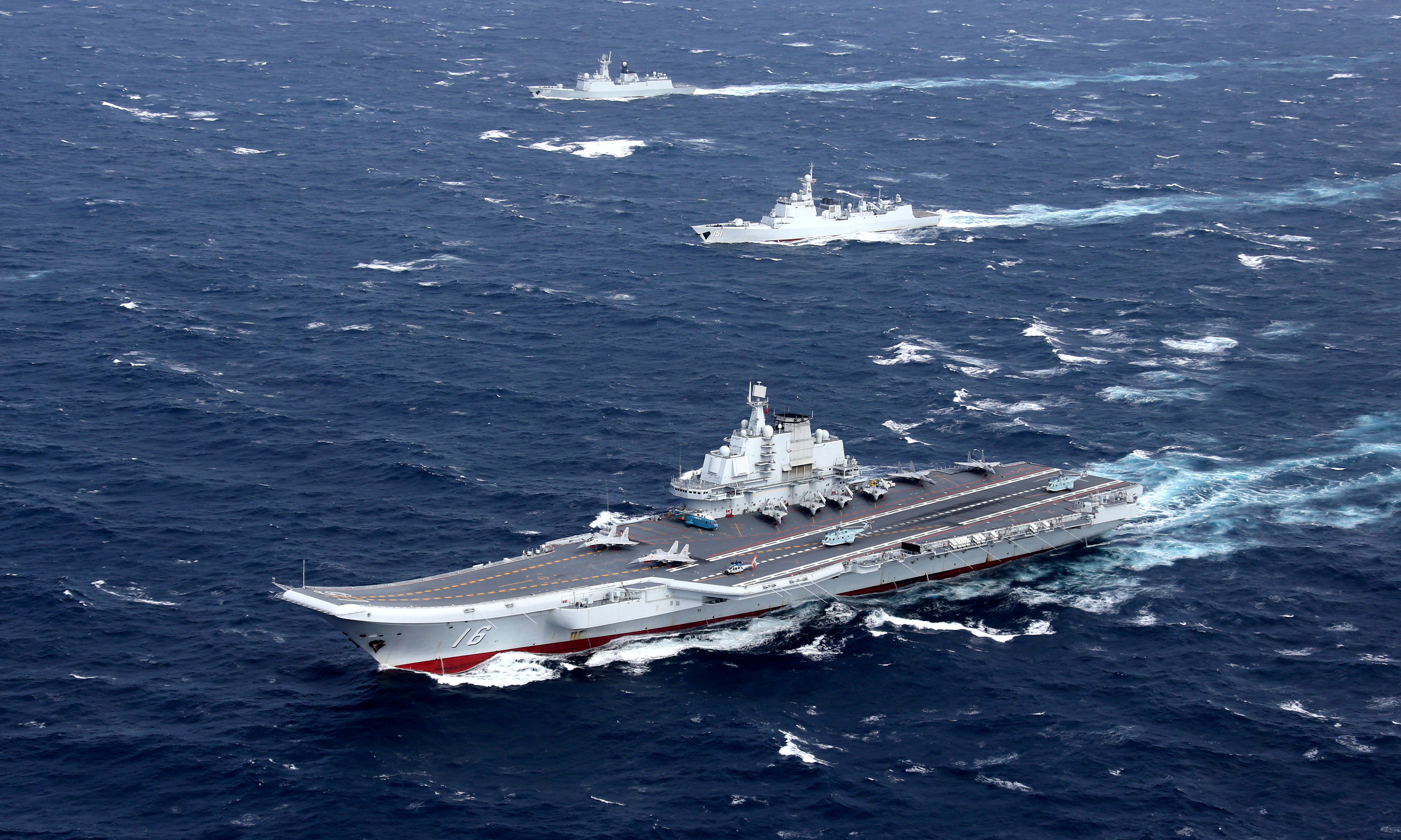 帶著補給的中國航空母艦「遼寧號」，為什麼選在今天通過台灣海峽？