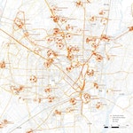 02-3 台中市區社區活動中心分佈與公車路線密度