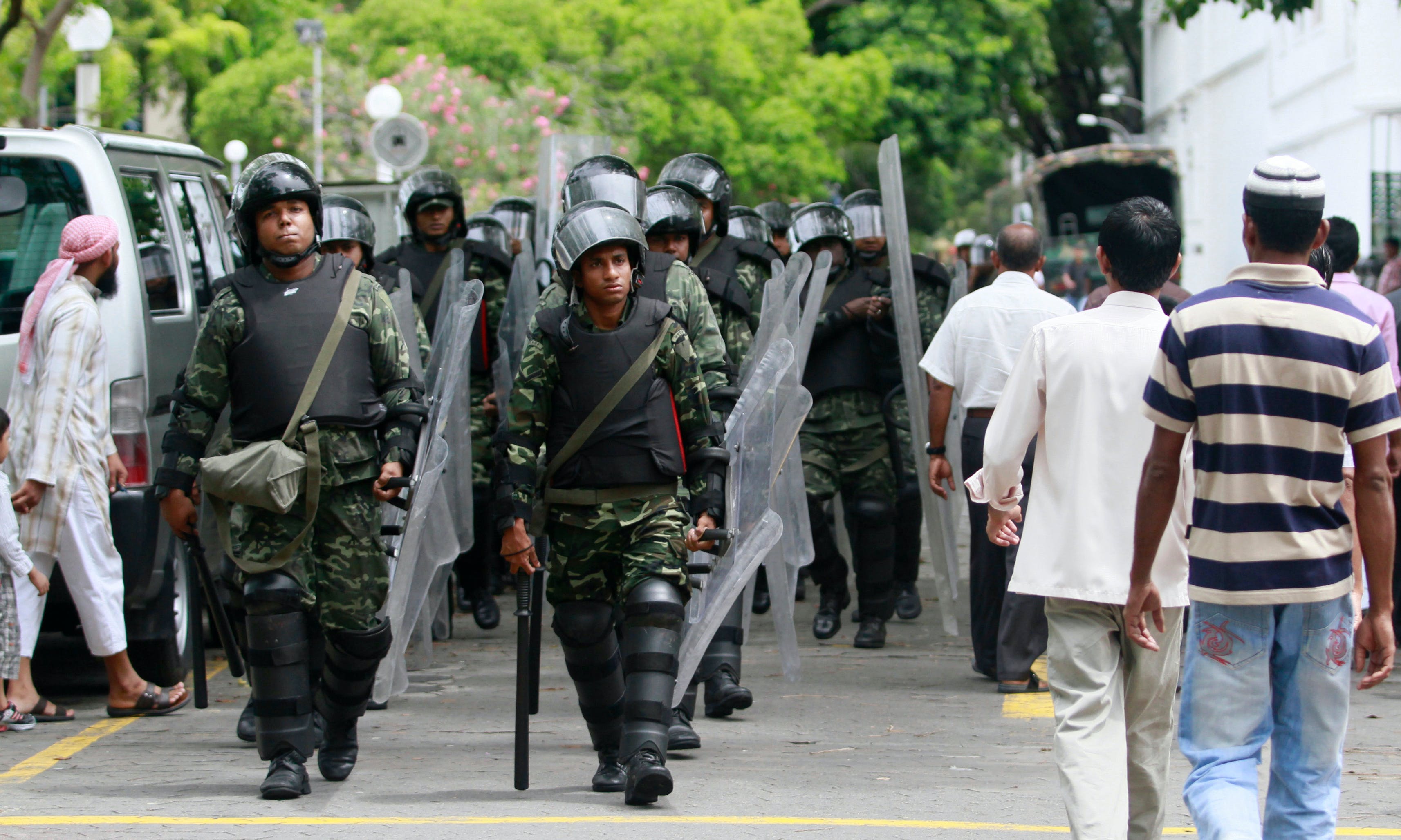 Amid Domestic Strife, Maldives' Military Takes to International Stage 