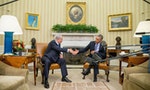 由奧巴馬與以色列總理示範的一場「握手角力戰」