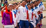 台灣選手出席印尼亞運升旗典禮、本週泳賽星國選手「斯庫林」受矚目