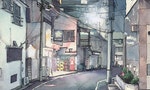 ILLUSTRATIONS: Tokyo by Night in Watercolors