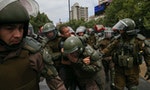 智利地鐵暴動抗議票價調整逮捕