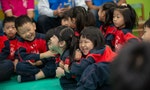蔡英文參觀幼兒園活動照片
