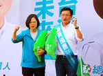 蔡總統台中輔選　強調最重要是守住台灣主權