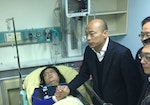 藍委闖外交部受傷　吳敦義韓國瑜赴醫院探視