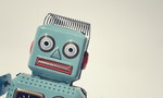 Vintage tin toy robot - Image