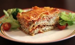 Lasagna_with_salad,_May_2011