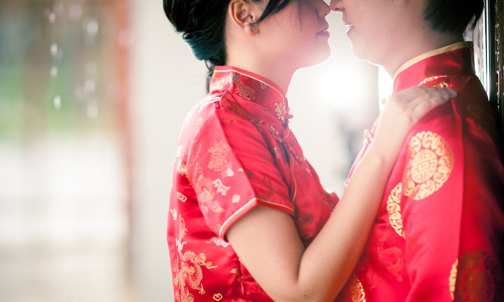 wedding couple Chinese motion in love - Image ancient china marriage
