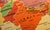 Colorful India map on the globe close up shot - 圖片 Pakistan