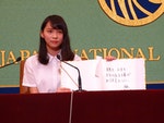 香港學民女神周庭東京發聲　籲國際反送中