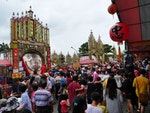 新竹義民祭賽神豬　動保團體抗議