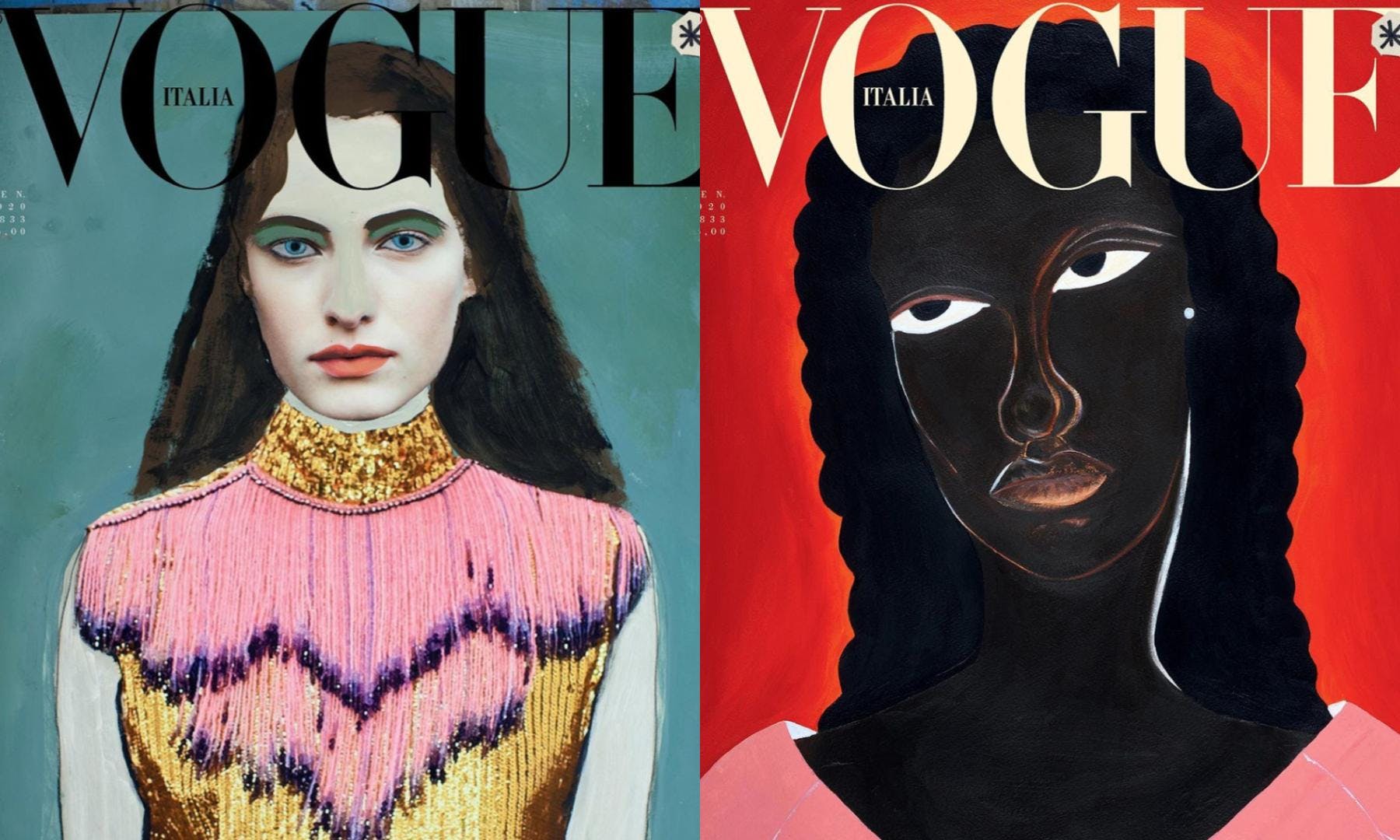 義大利《Vogue》發行了史上第一本沒有照片的時裝雜誌