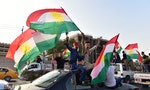 ERBIL,IRAQ- SEPTEMBER 25: Kurds celebrate independence referendum on September 25, 2017 in Erbil,Iraq.