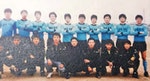 一九八四年台電到韓國訪問，謝善伍（前排左三）已是助理教練，後來成為功勳教頭的黃仁