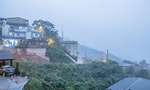 New Taipei City, Taiwan / Taiwan - 12/31/2019: Famous Taiwan Old Town on Overcast Morning