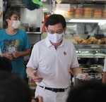 新加坡副總理王瑞杰赴東海岸集選區拉票