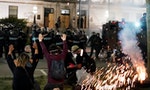 美國威斯康辛州暴動警察群眾抗爭