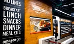 SAN FRANCISCO, CALIFORNIA / USA - December 26, 2018: Amazon Go grocery store that requires no check out and no lines opened this first store in 2018 near the Amazon headquarters - Image