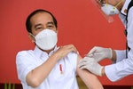 印尼開始施打武漢肺炎疫苗