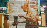 用上千個茶包泡出一幅畫：馬來西亞藝術家的「咖啡店師傅」