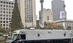 舊金山街頭的耶誕奇景：警力維安、木板包覆玻璃，嚴防集體搶劫案亂象重演
