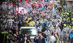 【圖輯】國民黨集結秋鬥民團，6萬人公投遊行齊喊「四個同意，就是民意」