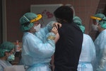 民眾赴聯合醫院陽明院區接種疫苗（2）