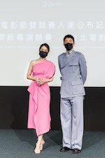 2021台北電影獎入圍名單揭曉嘉賓李霈瑜(左)、愛時蔡凡熙