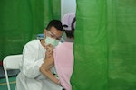 台南大型接種站疫苗開打