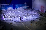 6_2013年，何理團隊為劉德華演唱會展開的大規模系統與效果測試。（圖片提供／何