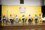 （左起）許朝宗陶瓷藝術館負責人許朝宗、台灣獨立書店文化協會創辦人陳隆昊、財團法人