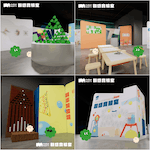 2022_Maker_Party「數感實驗室」主題展，透過超大型遊戲機台互動體驗