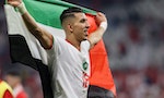 【2022卡達世界盃】摩洛哥晉8強與巴勒斯坦旗幟合照，阿拉伯國家世足挺巴氛圍濃
