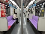 疫情打亂城市生氣  上海地鐵單日客運量大減（1）