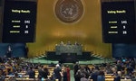 聯合國大會壓倒性通過「譴責俄羅斯入侵」決議案：白羅斯、北韓等5國反對，中國、印度等35國棄權