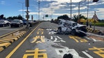 西濱新竹路段聯結車疑酒駕闖紅燈  釀1死2傷