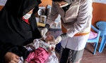 世界展望會已於阿富汗設立約40間行動診所，為營養不良孩童提供緊急救治(台灣世界展