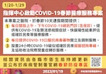15-0119_春節期間開設COVID-19視訊門診及就醫諮詢