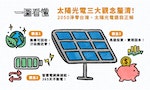 一圖看懂 太陽光電三大觀念釐清！2050淨零台灣為何要有太陽光電？