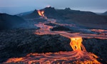 冰島火山噴發爆發岩漿