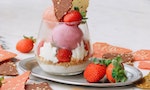 PASTAIO_X_ODD_ONE_OUT_聯名甜點「初戀莓荔芭菲」餐點照片