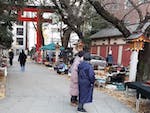 圖9：市集所在地的花園神社是東京賞櫻景點之一，建議可將賞櫻與參訪市集的行程排在一